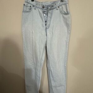 Vintage Levi's Made in USA Light Wash Jeans Size 13 Button Fly 100% Cotton